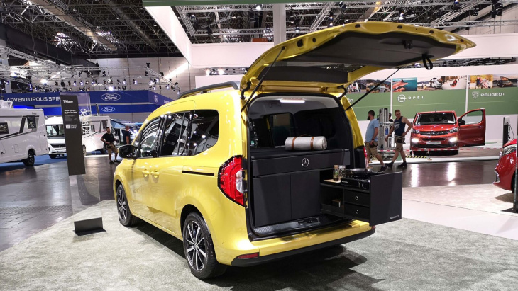 t-minivan mit marco-polo-campingmodul - mercedes-benz t-klasse (2022)
