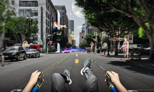 new mobility, elektroautos, studien, newsletter, neuheiten, amazon, wayray holograktor (2021): augmented reality                               zeigt wayray die automobile zukunft?