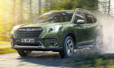 Subaru Forester Facelift (2022): Anhängelast                               Gelifteter Forester für Deutschland