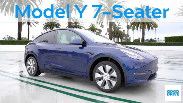 Tesla Model Y Siebensitzer: Video zeigt, wie viel Platz in Reihe drei ist