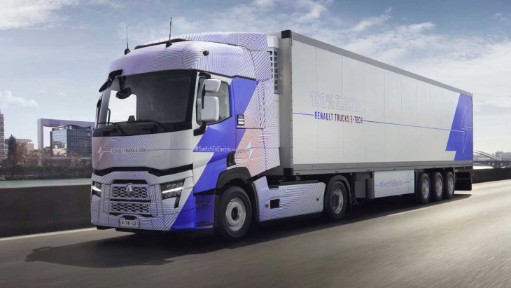 renault trucks t und c: neue 44-tonner mit elektroantrieb ab 2023