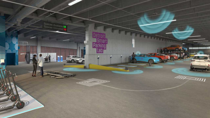autonomes parken und aufladen: test in neuem parkhaus-labor