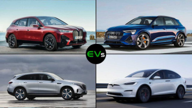 BMW iX im Vergleich mit Audi e-tron, Mercedes EQC, Tesla Model X