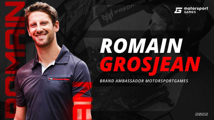 romain grosjean wird technischer berater von motorsport games