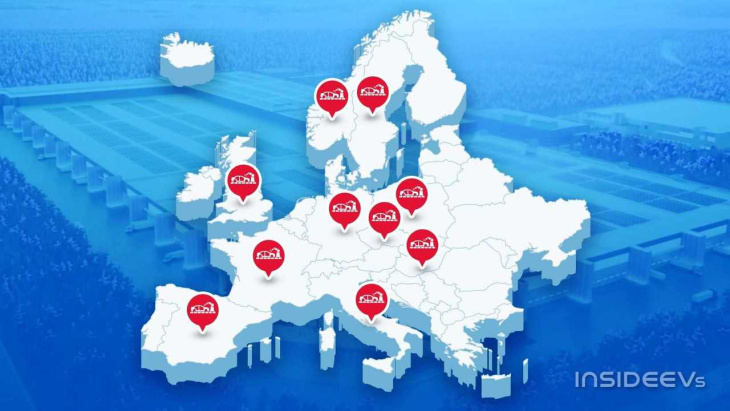 batterien: über 30 neue gigafactories in europa sind geplant