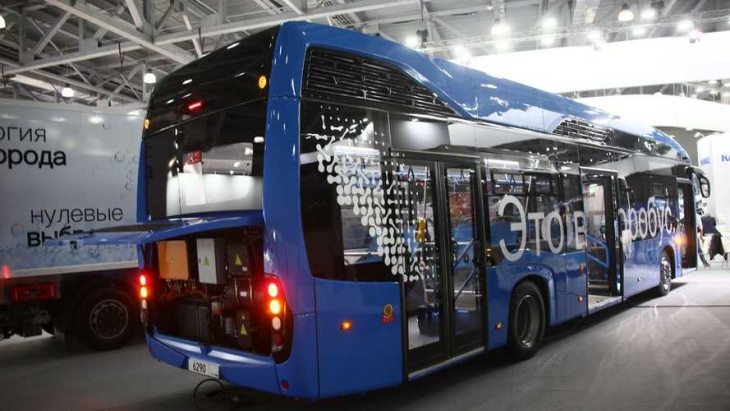 kamaz 6290: stadtbus mit brennstoffzellen aus russland
