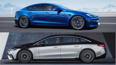 Tesla Model S Plaid gegen Mercedes EQS: Wer liegt nun vorne?