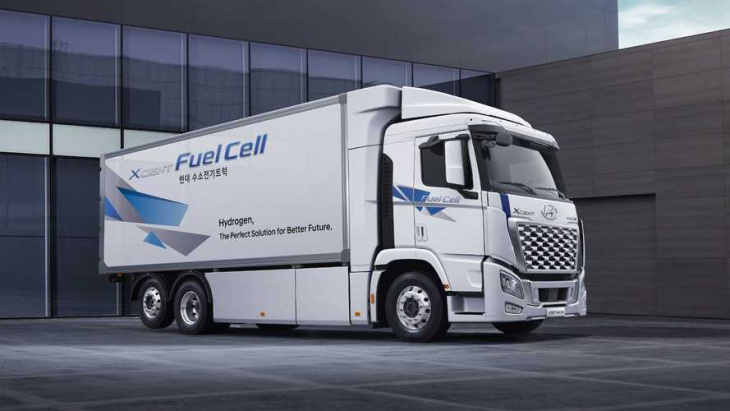 hyundai xcient fuel cell nun auch in deutschland unterwegs