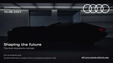 Audi Skysphere: Neue Teaser-Bilder zeigen Gran-Turismo-Cabrio