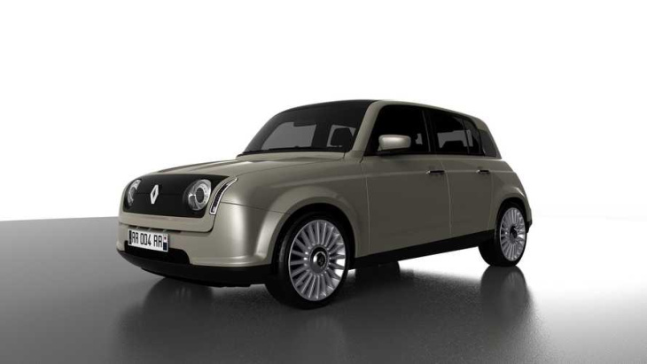 renault 4: ein rendering des kleinen elektroautos – von 2011