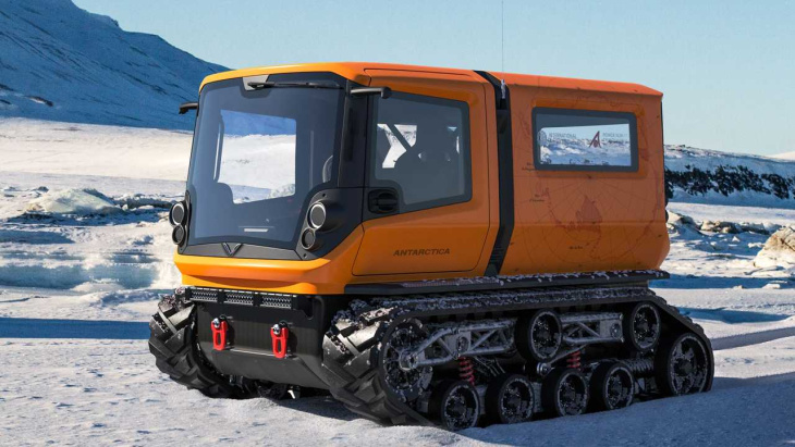 venturi antarctica: elektro-kettenfahrzeug für die antarktis