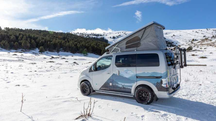 nissan e-nv200 winter camper concept mit elektroantrieb