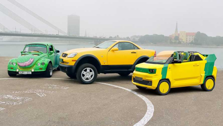 freze froggy ev beachstar: mini-roadster mit elektroantrieb