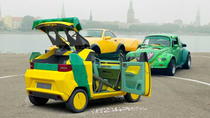 freze froggy ev beachstar: mini-roadster mit elektroantrieb