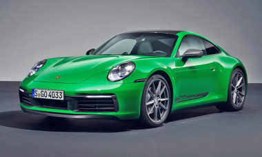 Porsche 911 Carrera T (2022): Techn. Daten                               Puristischer Carrera T mit Handschaltung