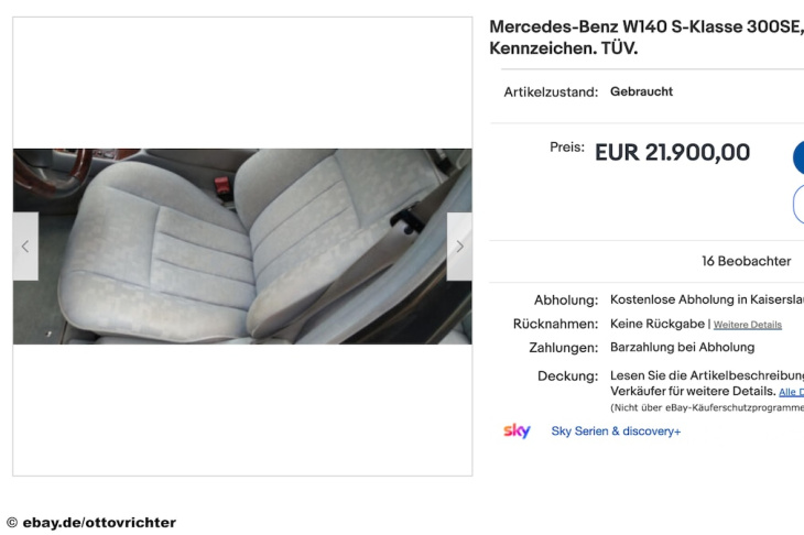 mercedes 300 se (w 140) bei ebay