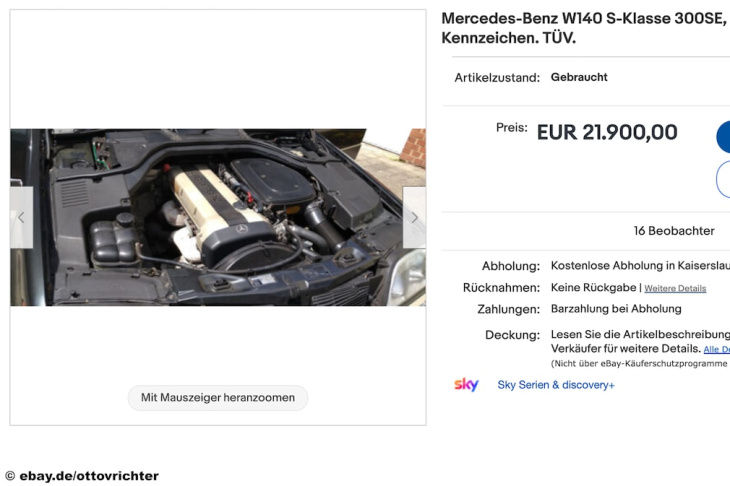 mercedes 300 se (w 140) bei ebay