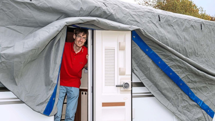 abdeckplanen fürs winterquartier - caravan-schutzhüllen im test