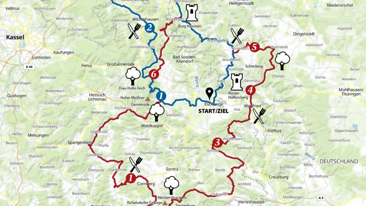 könig der hessischen berge - motorrad-tourentipp hoher meißner