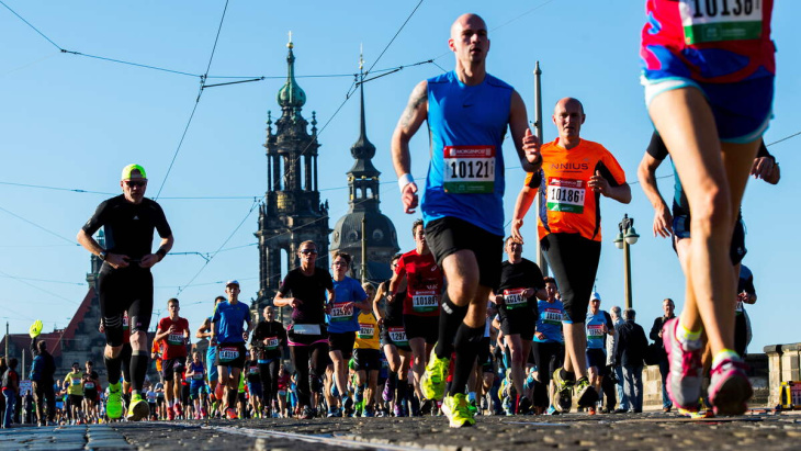 es läuft wieder: dresden-marathon ist gut gebucht