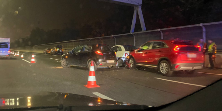 massen-karambolage auf tangente legt verkehr in wien lahm