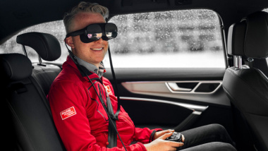 Onboard-Unterhaltung ohne Übelkeit? - VR im Auto mit Audi Holoride