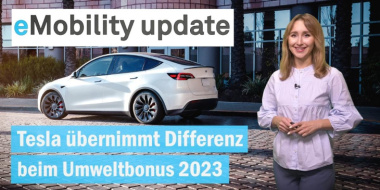 eMobility update: Tesla zahlt Umweltbonus-Differenz / Saudi-Arabiens eigene Marke / Ladebordsteine