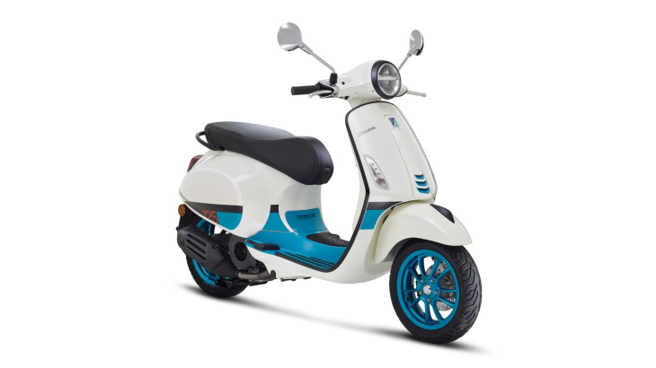 vespa gtv, 946 und primavera color vibe - vespa-sondermodelle auf der eicma