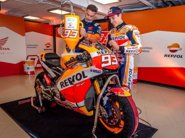 marc marquez testet erstmals biosprit mit honda rc213v-s