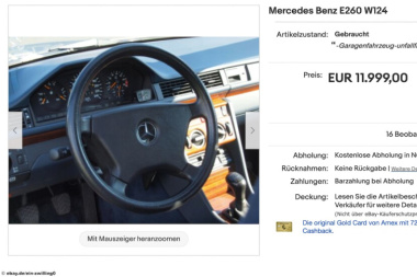 Mercedes E 260 (W 124) bei eBay