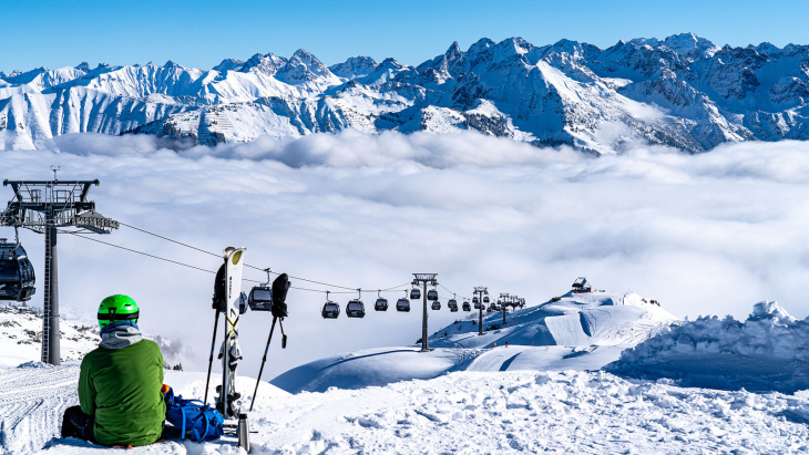 skifahren im allgäu und kleinwalsertal - wintercamping im skigebiet oberstdorf/kleinwalsertal