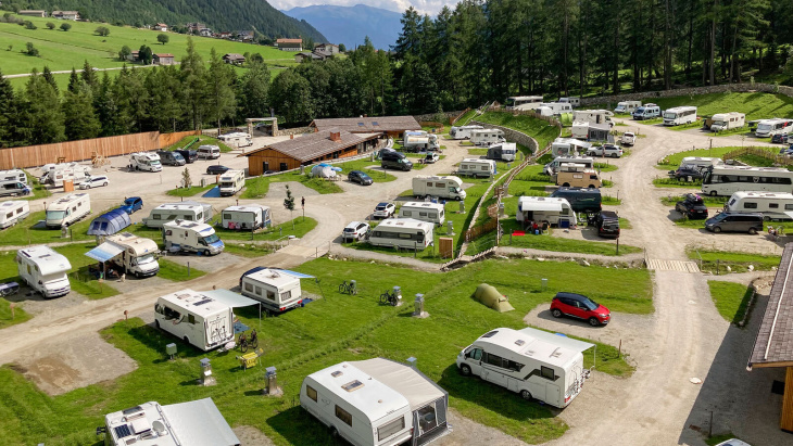 campen im herz der alpen - campinglatz in südtirol: naturcamping lärchwiese