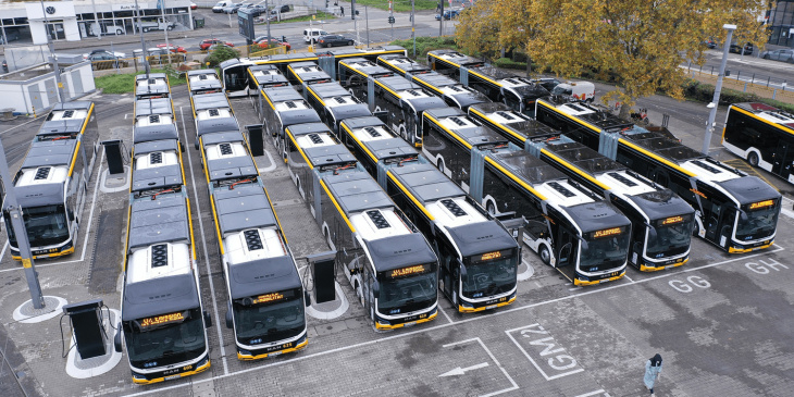 mainz: 23 e-gelenkbusse von man starten linienbetrieb