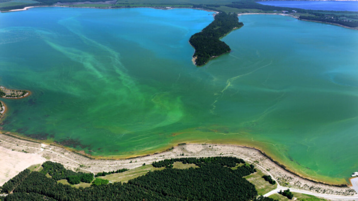 östlich vom partwitzer see verzögert sich das lausitzer seenland deutlich