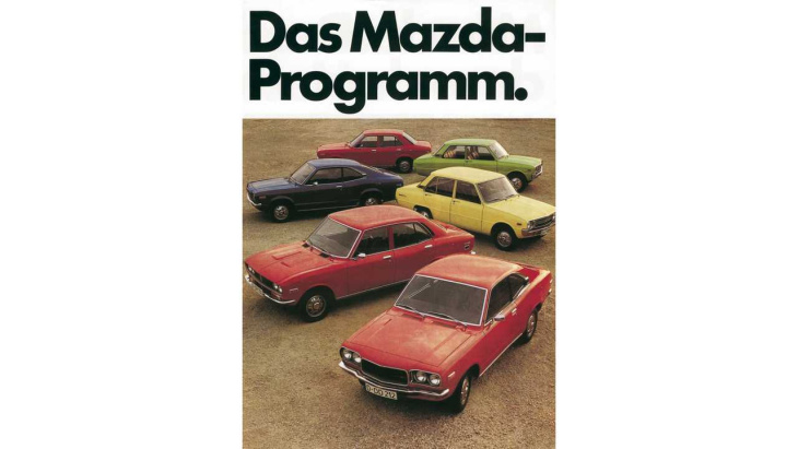 50 jahre mazda in deutschland: die frühen modelle bis 1985