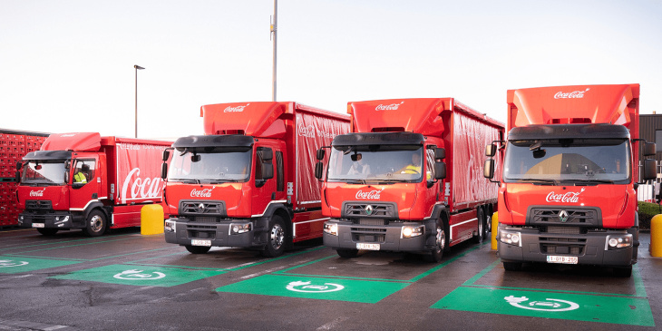 belgien: coca-cola setzt 30 e-lkw von renault trucks ein