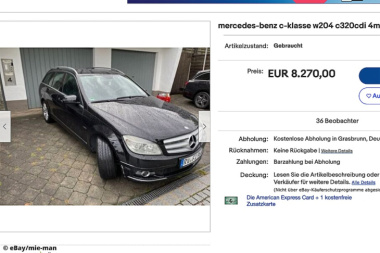 Mercedes C 320 CDI T-Modell 4Matic (W 204) bei eBay