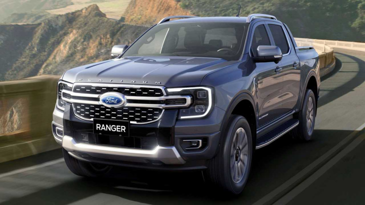 ford ranger platinum (2023): edler pick-up