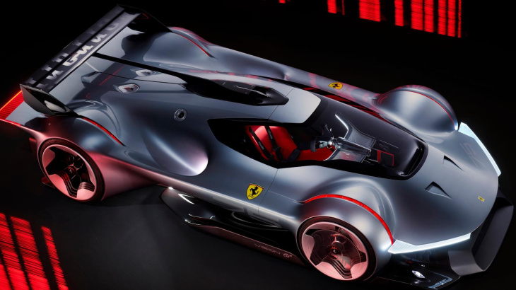 ferrari x gran turismo: hyper-futuristisches einsitzer-concept-car enthüllt