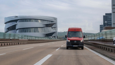 Elektro-Van fährt im Test 485 Kilometer - E-Kastenwagen Mercedes E-Sprinter (2023)