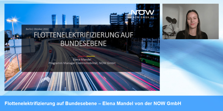 „Flottenelektrifizierung auf Bundesebene“ – Elena Mandel von der NOW GmbH