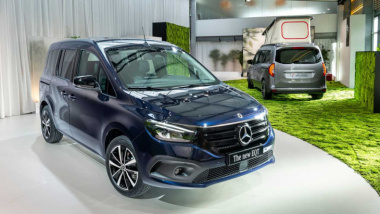 Mercedes EQT: Kleintransporter mit Camping-Ausrüstung vorgestellt