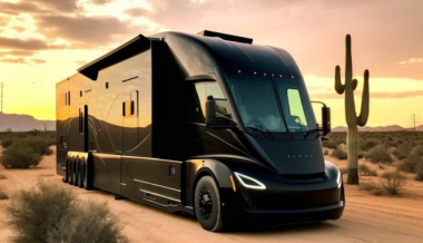 Rollendes Tesla-Zuhause: Semi als Wohnmobil mit riesiger Batterie weckt Begehrlichkeiten