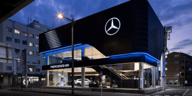 Mercedes Japan eröffnet ersten reinen Elektroauto-Showroom