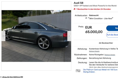 Audi S8 (2013): Preis, gebraucht, D4, Tuning, PS, Leistung, zu verkaufen