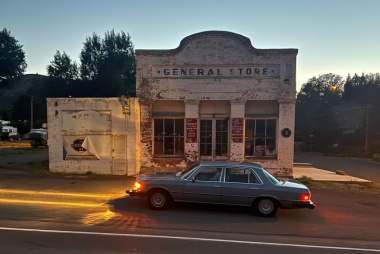 Mit der ersten Mercedes S-Klasse auf US-Tour