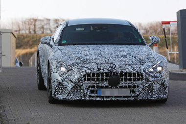 Erlkönig Mercedes-AMG GT - auch im Video!: Der noch sportlichere SL-Bruder kommt 2023