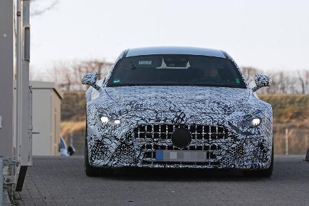 erlkönig mercedes-amg gt - auch im video!: der noch sportlichere sl-bruder kommt 2023