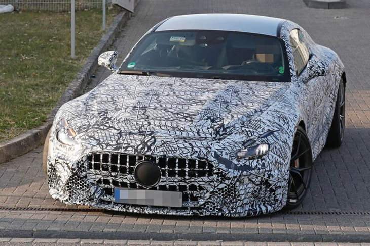 erlkönig mercedes-amg gt - auch im video!: der noch sportlichere sl-bruder kommt 2023