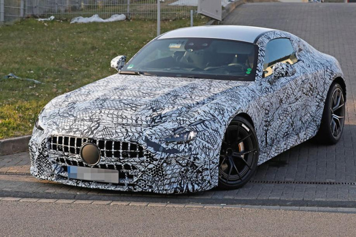 erlkönig mercedes-amg gt - auch im video!: der noch sportlichere sl-bruder kommt 2023